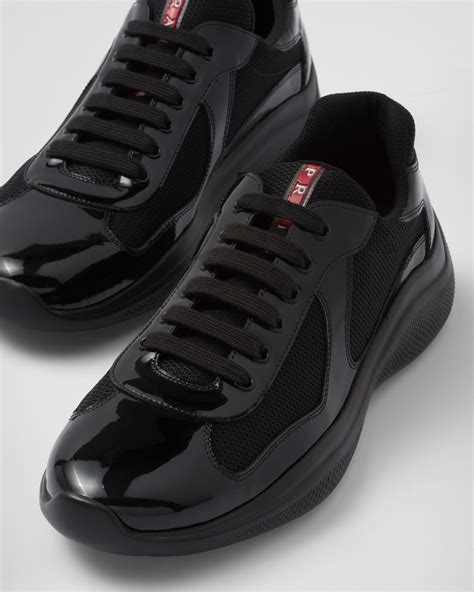 prada america's cup outfit|Prada America's Cup low top black mesh.